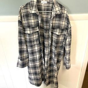 Long Flannel Shacket✨